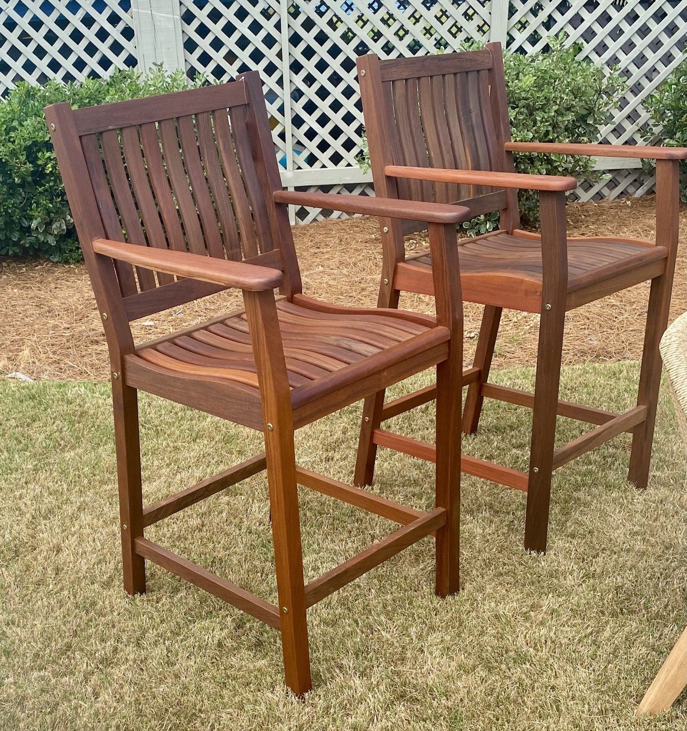 Ipe Aberdeen Bar Stool-24x23.5x48