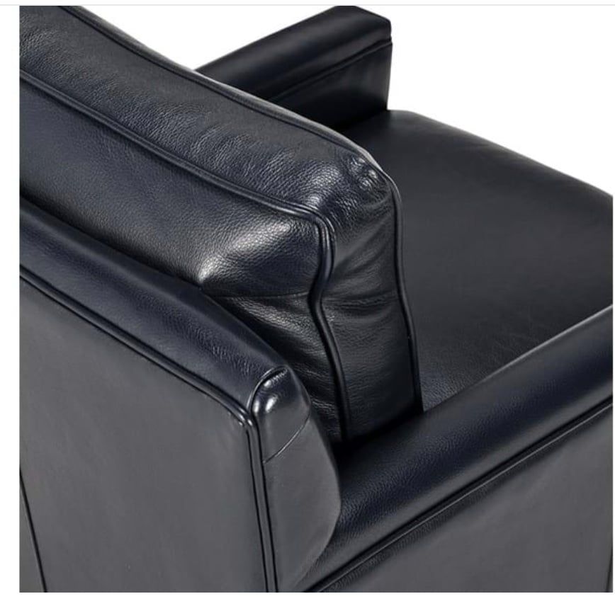 Clark Swivel Accent Chair-Indigo-29x35.5x29.5 Clearance! No Add Disc.