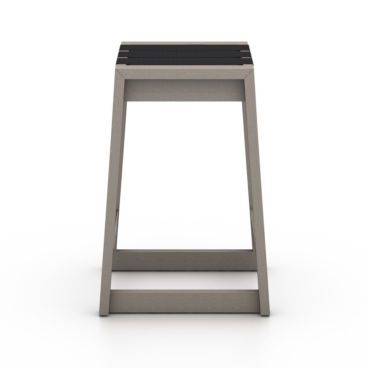 Sonoma Outdoor Counter Stool-Weathered Grey-17.75x18x26