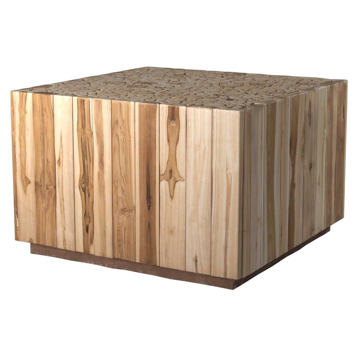 Teak Branch Coffee Table-27.5x27.5x18
