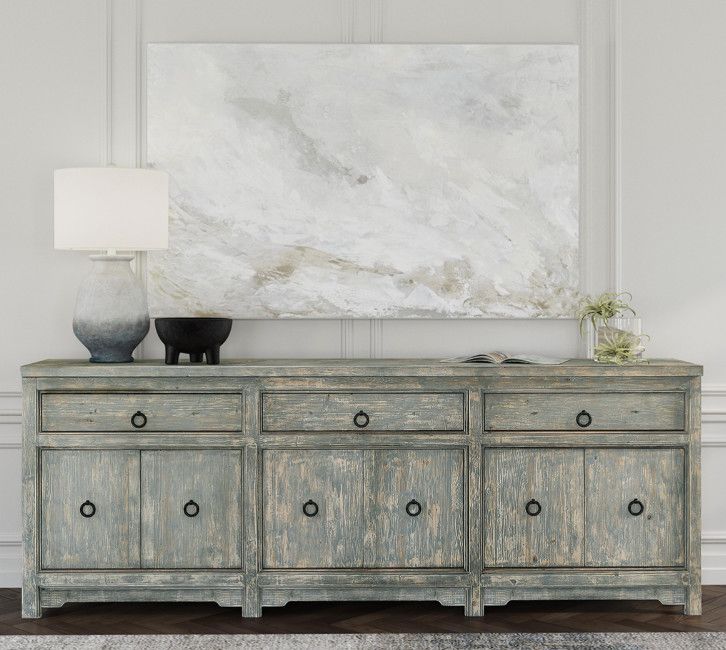 Amherst Sideboard-Antique Blue-104×18×38