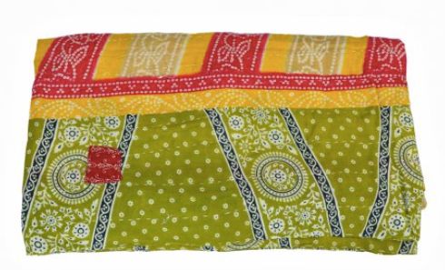 Vintage Gudri Cloth-Approx=33 - 37&quot; x 87 - 89&quot;