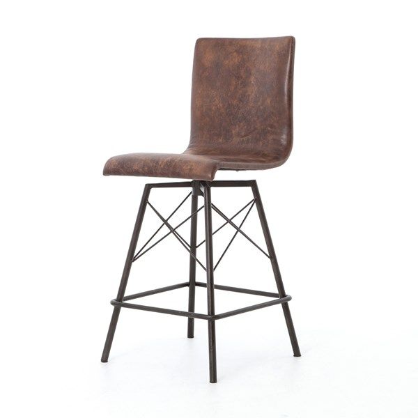 Diaw Counter Stool-Havana-18x20.75x39.5