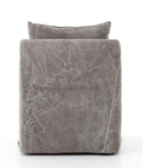 Banks Swivel Chair-Stonewash Heavy Jute-27x35.5x32.75 30% off No other Disc.