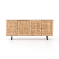 Cali Sideboard-Natural w Cane-72x18x31