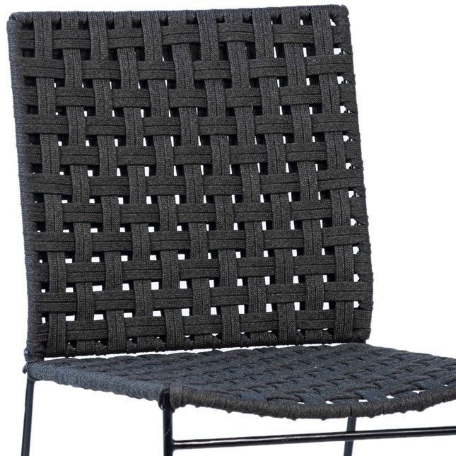 Forte Dining Chair-Black-18x23x33