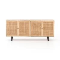 Cali Sideboard-Natural w Cane-72x18x31