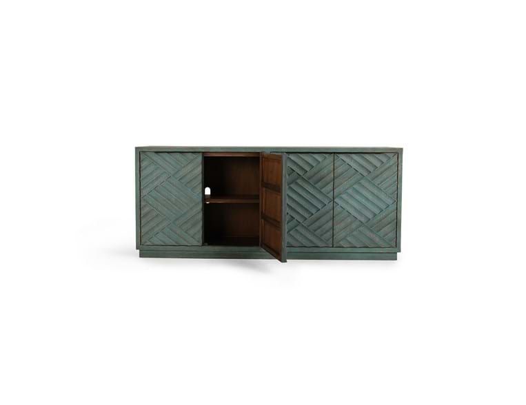 Mateo Sideboard-Antique Blue-89.75x18x38.5