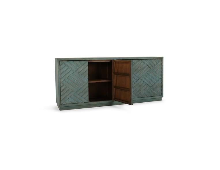 Mateo Sideboard-Antique Blue-89.75x18x38.5