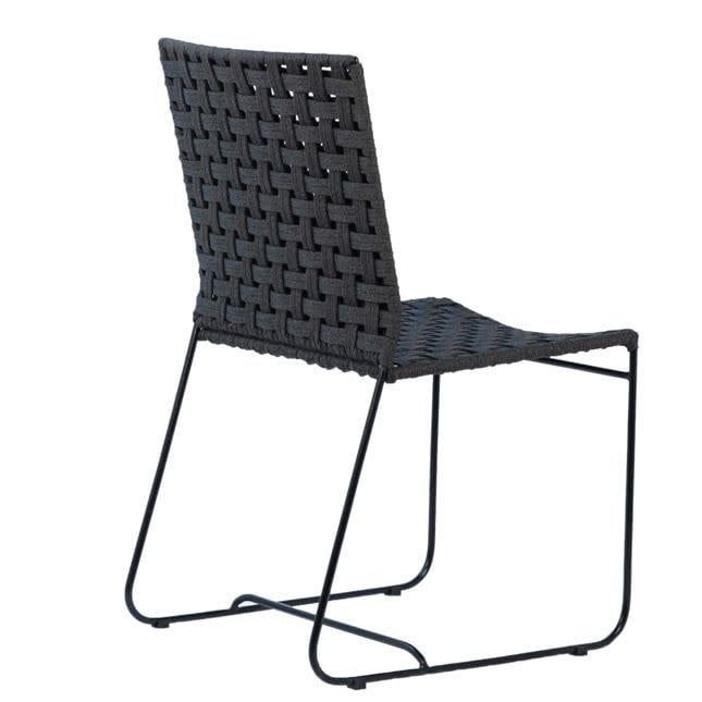 Forte Dining Chair-Black-18x23x33