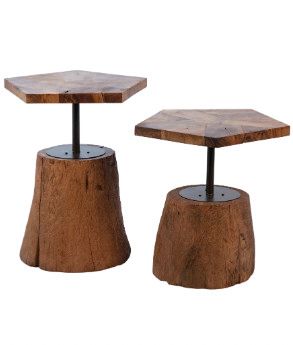 Anita Nest of Tables Set Of Two-18Lx18Dx23H
