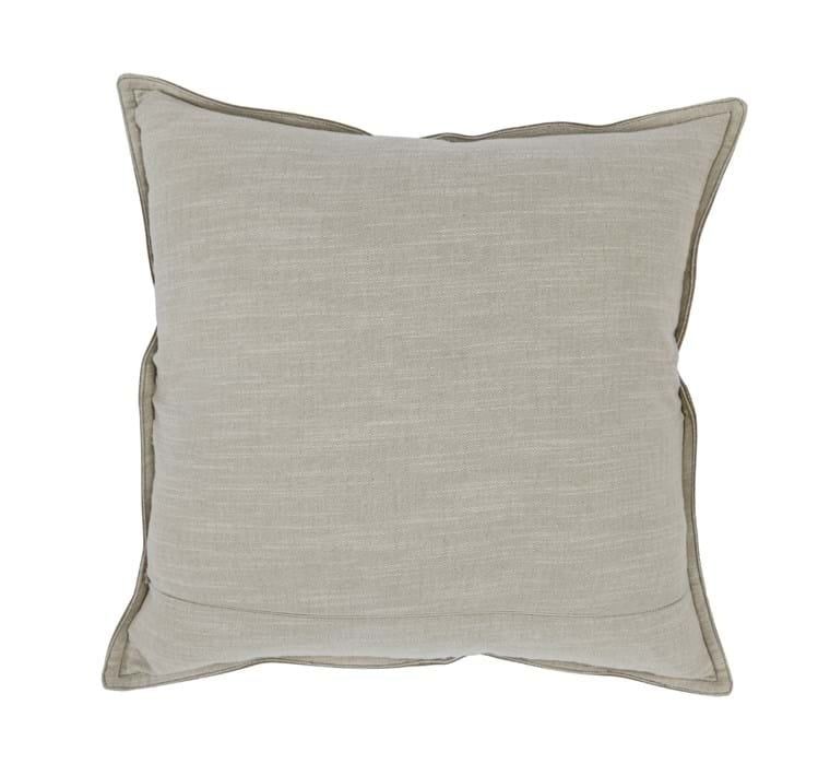 SLD Leather Sandstorm Pillow-Taupe-22x22