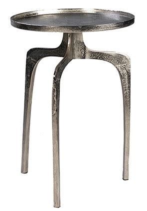 Bristol Side Table-Nickel-19x19x25