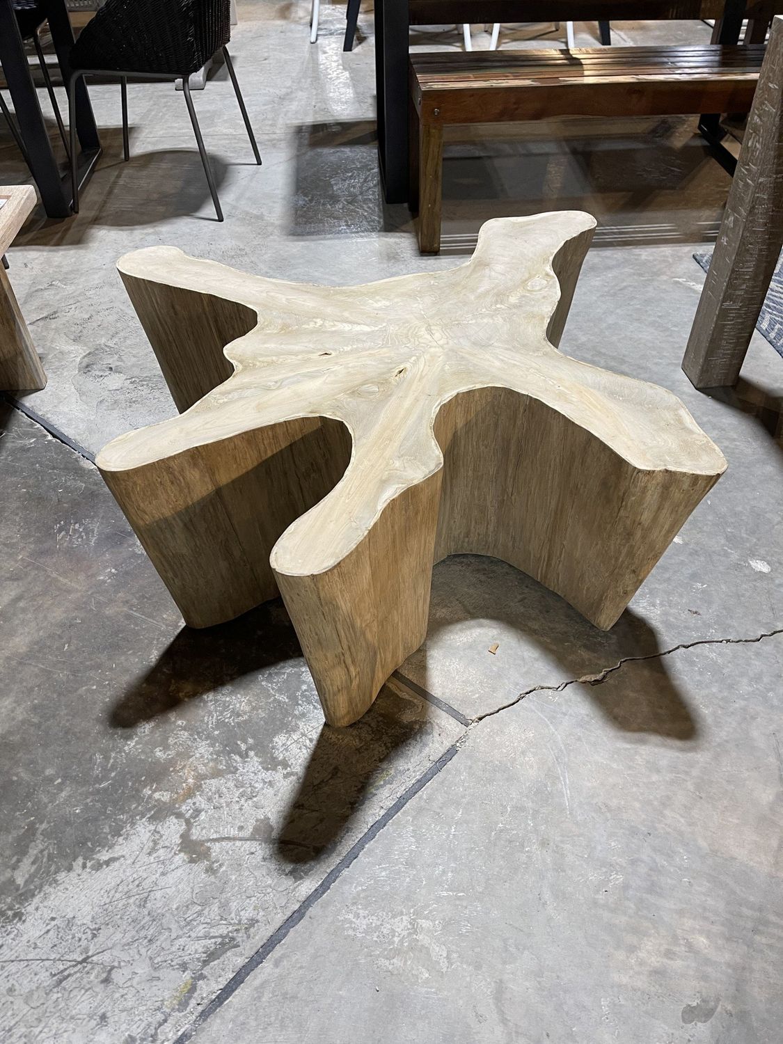 Organic Nat Coffee Table-46x46x15