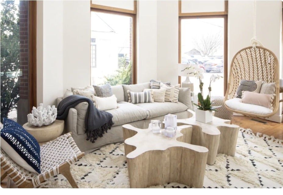 Organic Nat Coffee Table-46x46x15