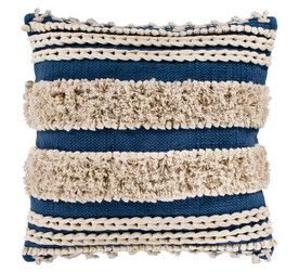 Helena Pillow-Blue-20x20 Down Insert