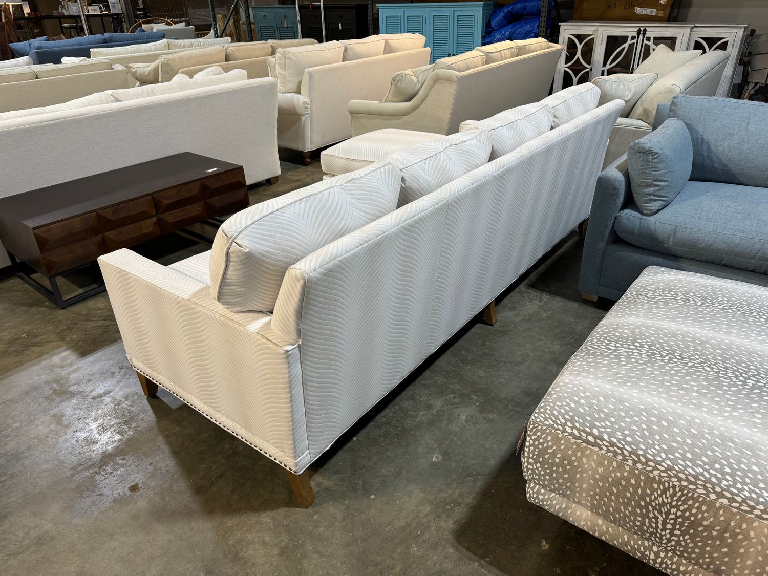 My Style 2 Extra Large Sofa + Chse -SU430-19-Shaped * 101&quot; x 39&quot; x 37&quot;H Harmony bottom, Down Back Cushions