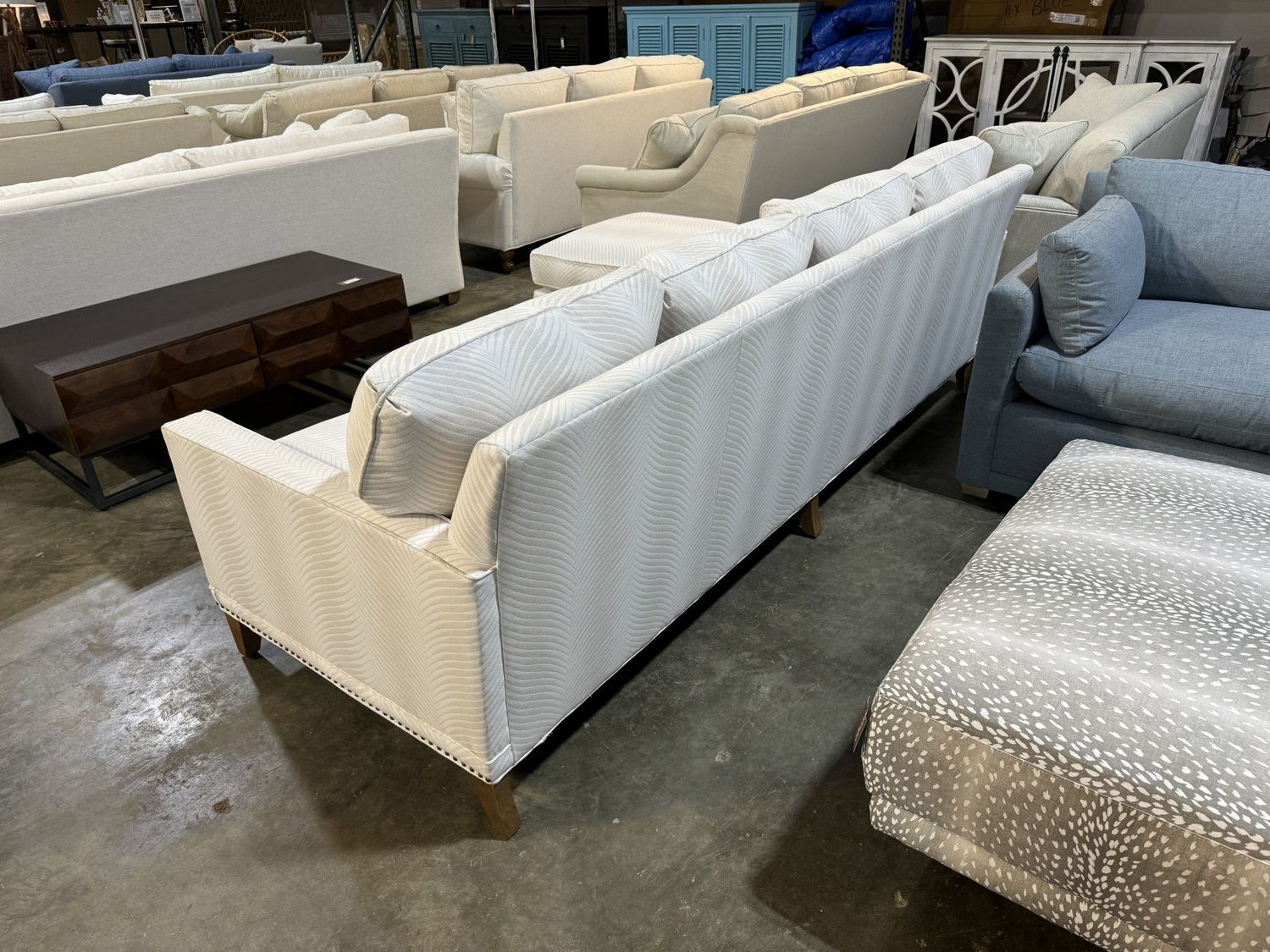 My Style 2 Extra Large Sofa + Chse -SU430-19-Shaped * 101&quot; x 39&quot; x 37&quot;H Harmony bottom, Down Back Cushions