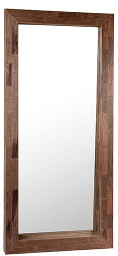 Taylor Standing Mirror W/ Cut Wood Frame-41x6x88