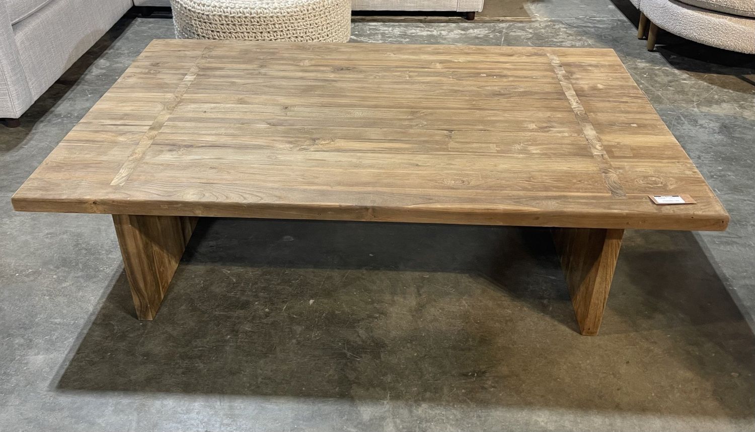 Teak Rect Coffee Table Natural-61x39x16