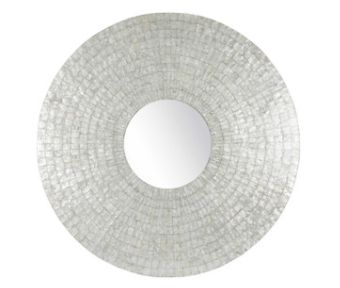 Cameron Round Mirror XL-Silver-47x47x1