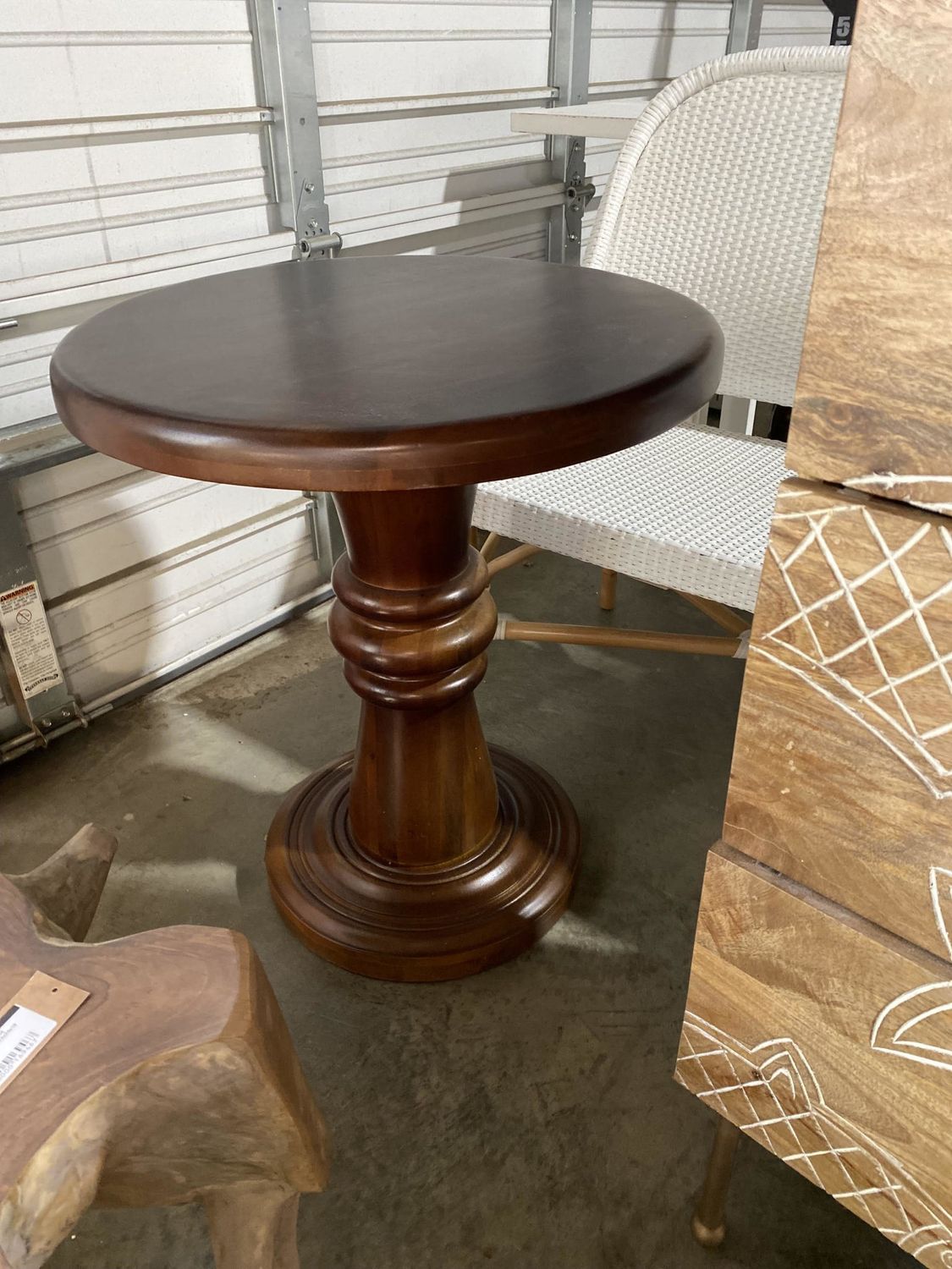 Jorf Accent Table-Brown 23.5x23.5x27.5 Clearance No discounts Allowed