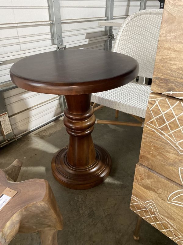 Jorf Accent Table-Brown 23.5x23.5x27.5 Clearance No discounts Allowed