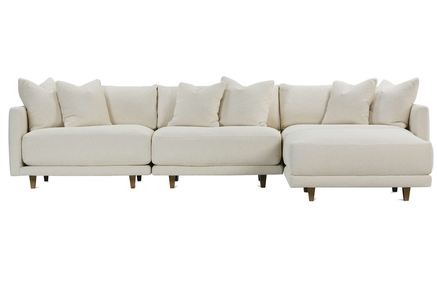 Neval Mango Corner-NEVAL-010-102CR-19(Z)-Latte-Cryp-41x41x35 (171&quot;L x 87&quot; x 41&quot; D x 35&quot;