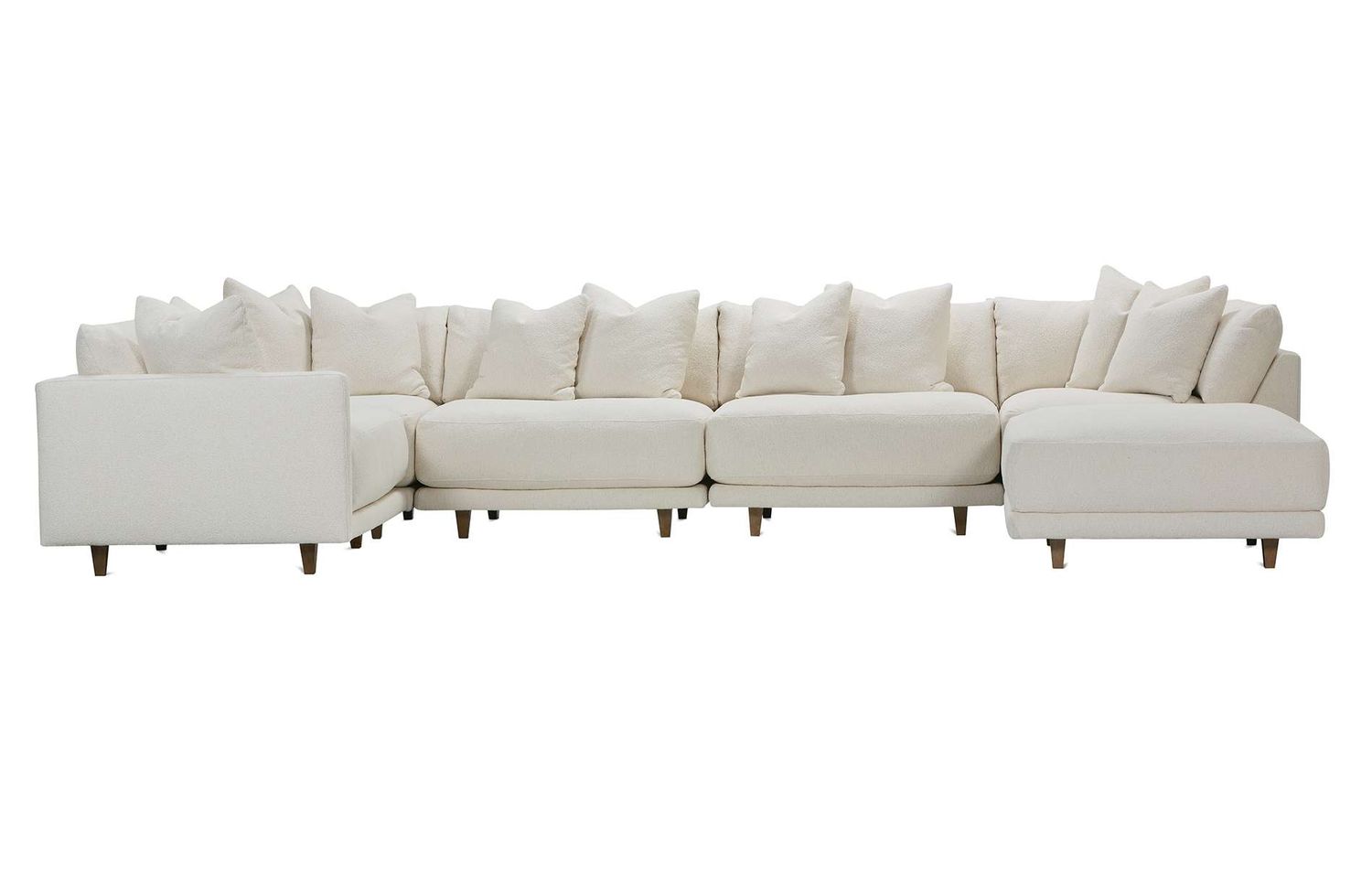 Neval Mango Corner-NEVAL-010-102CR-19(Z)-Latte-Cryp-41x41x35 (171&quot;L x 87&quot; x 41&quot; D x 35&quot;