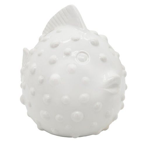 Puffer Fish-White 10&quot;