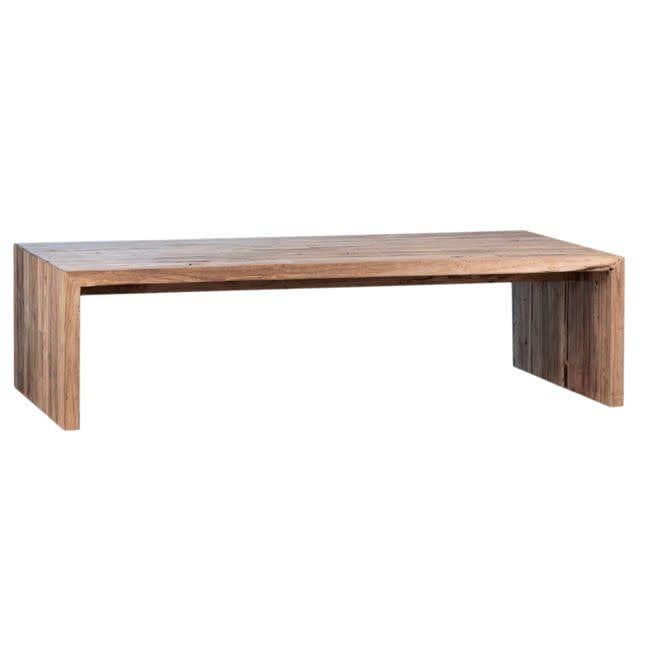 Old Teak Long Coffee Table-60x30x16