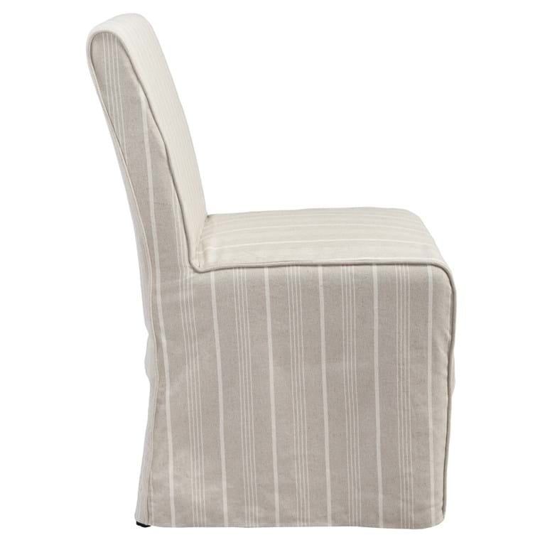 Amaya Upholstered Dining Chair-Striped-19x24x36
