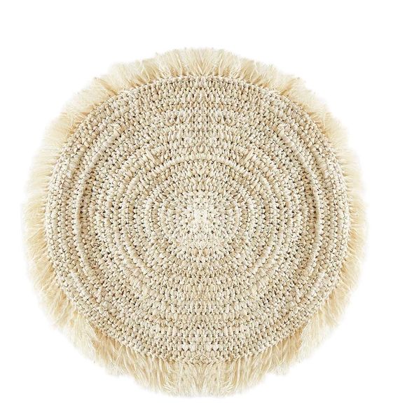 Raffia Wall Decor Natural 10&quot;