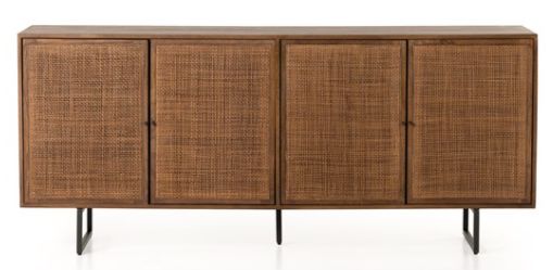 Cali Sideboard-Brown Wash Cane-72x18x31