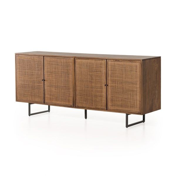 Cali Sideboard-Brown Wash Cane-72x18x31