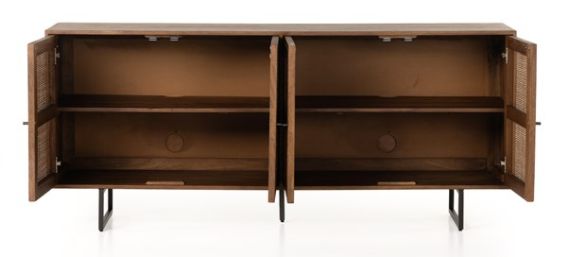 Cali Sideboard-Brown Wash Cane-72x18x31