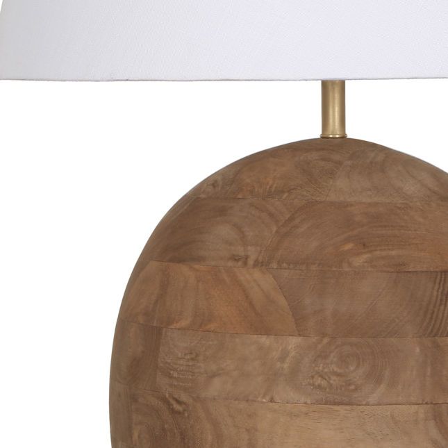 Orla Table Lamp-10.5 w wood base x 16 lamp shade w x24" H