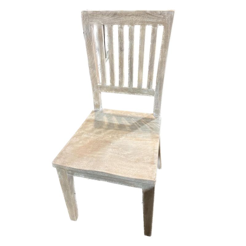 Fairfield Dining Chair-White-19.25x19.5x39.5 As Is! No other Discounts