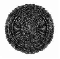 Raffia Wall Decor Charcoal Grey 20&quot;