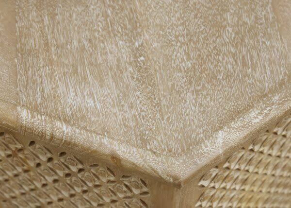 Hex End Table-18x18x20