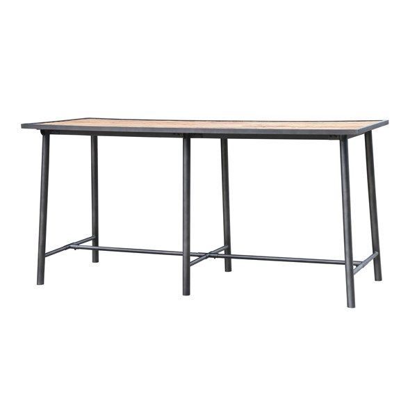 Duke Bar Table-Washed Old Oak-86.5x35.75x41.75