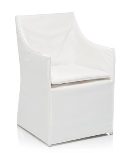 Lyndy Outdoor Uph Dining Arm Chair-22x24x33