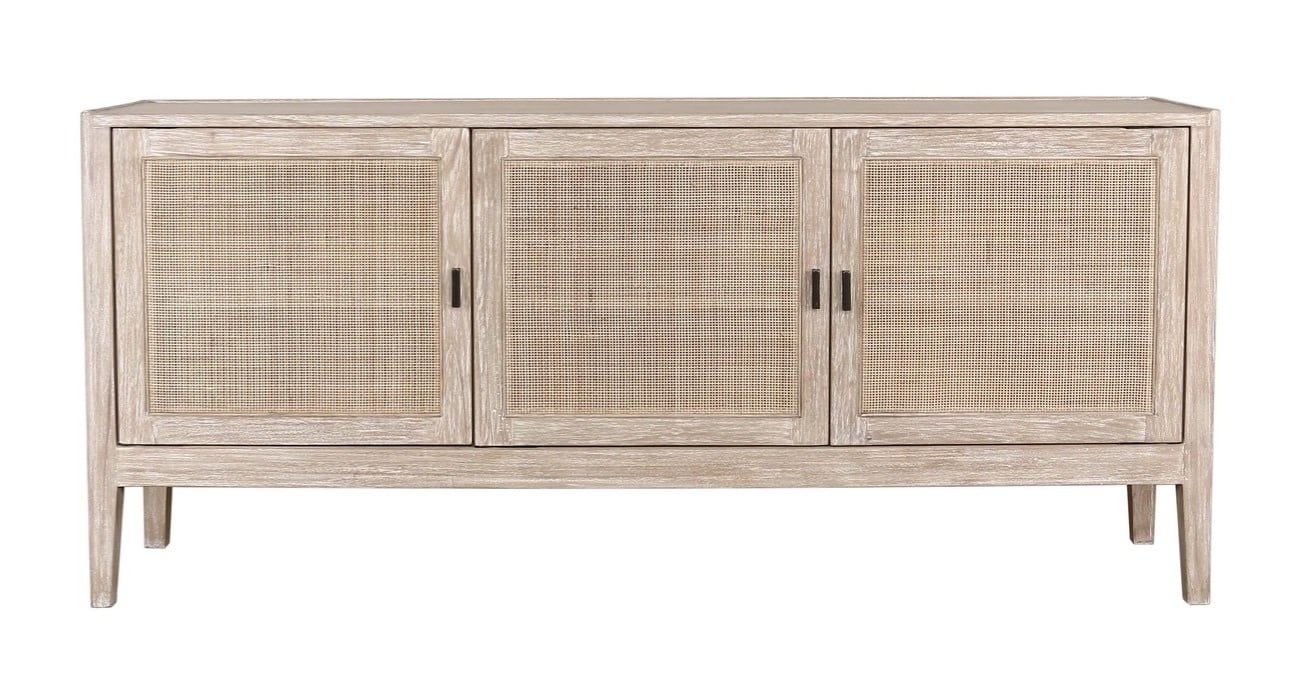 JAMES CABINET NATURAL 70&quot; W 15&quot; D 31&quot; H