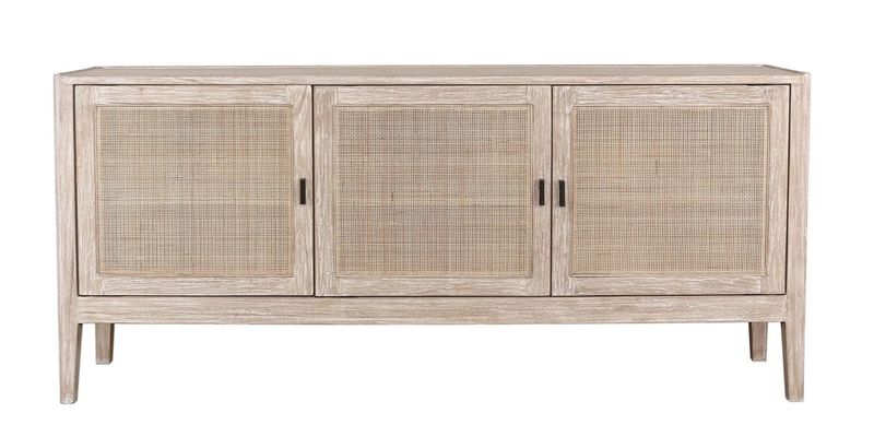 JAMES CABINET NATURAL 70&quot; W 15&quot; D 31&quot; H