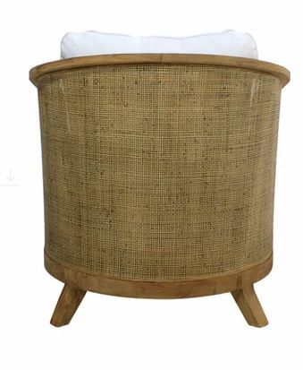 Juliet Chair-Rustic White-28x31x29