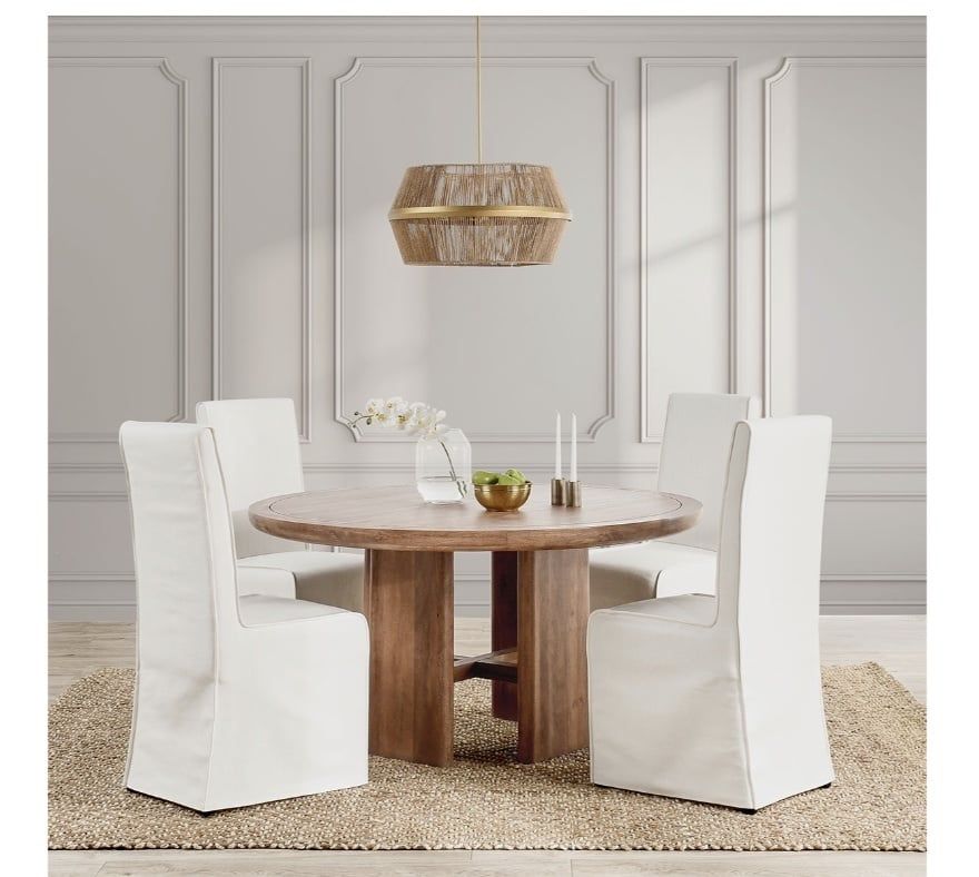 SELMA 60&quot; ROUND DINING TABLE 60&quot; x30&quot;H