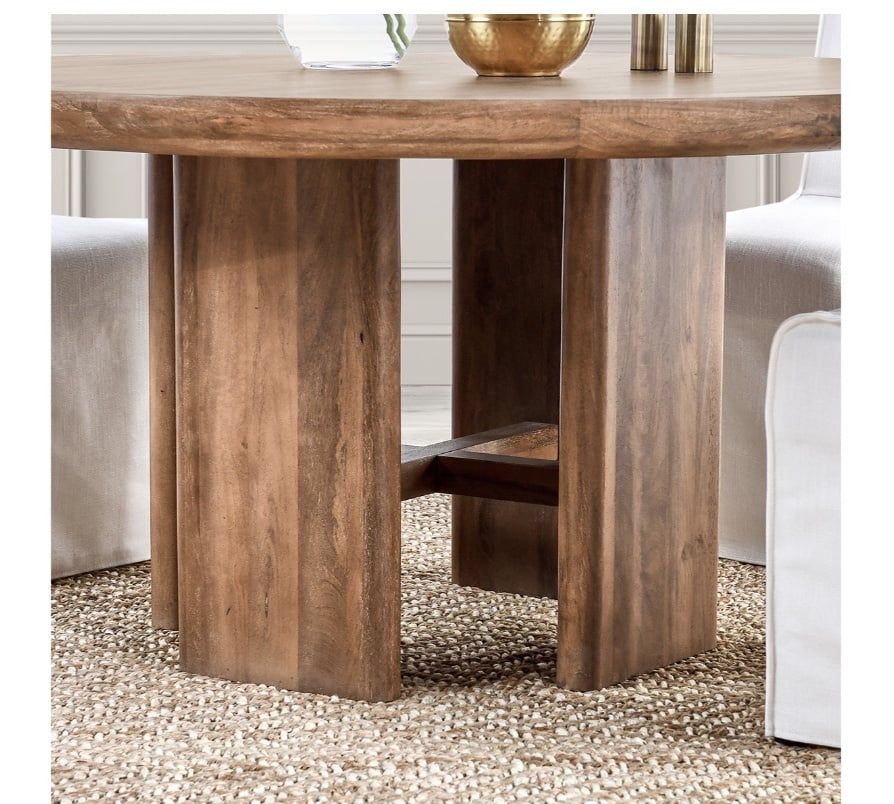 SELMA 60&quot; ROUND DINING TABLE 60&quot; x30&quot;H