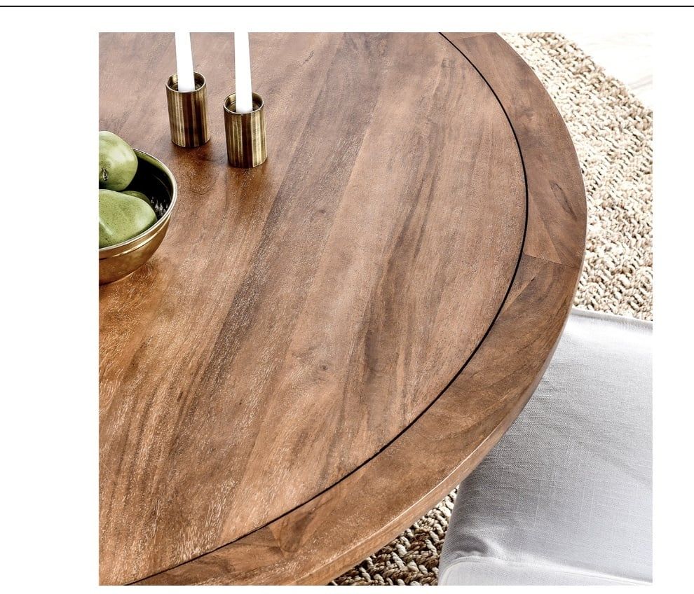 SELMA 60&quot; ROUND DINING TABLE 60&quot; x30&quot;H