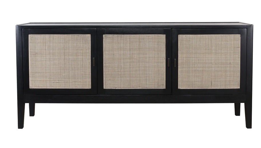 JAMES CABINET BLACK / NATURAL 70W 15D 31H