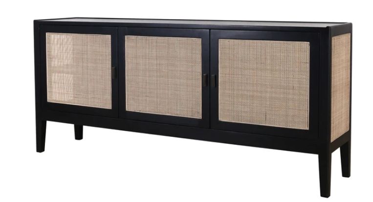 JAMES CABINET BLACK / NATURAL 70W 15D 31H